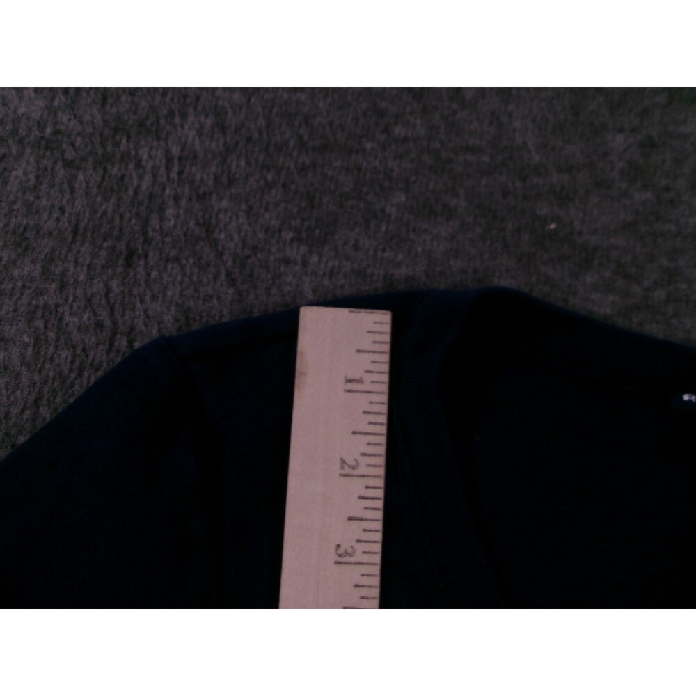 Ralph Lauren Sport Shirt Womens S Navy V Neck Pony Logo Short Sleeve Preppy - Picture 5 of 9